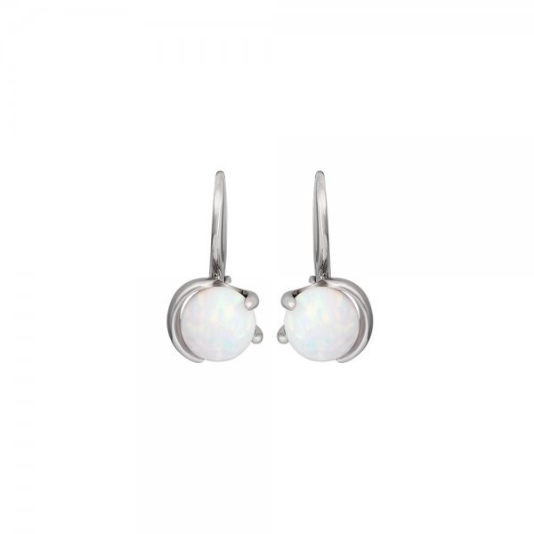 Náušnice se syntetickými opály 337-087-001057 3.20g