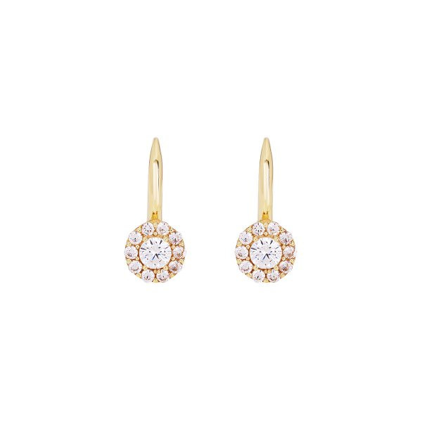 Náušnice se syntetickými kameny 236-277-000264 2.80g