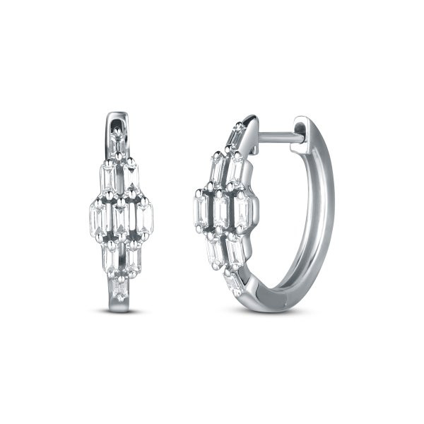 Náušnice s brilianty 334-429-011398 2.95g