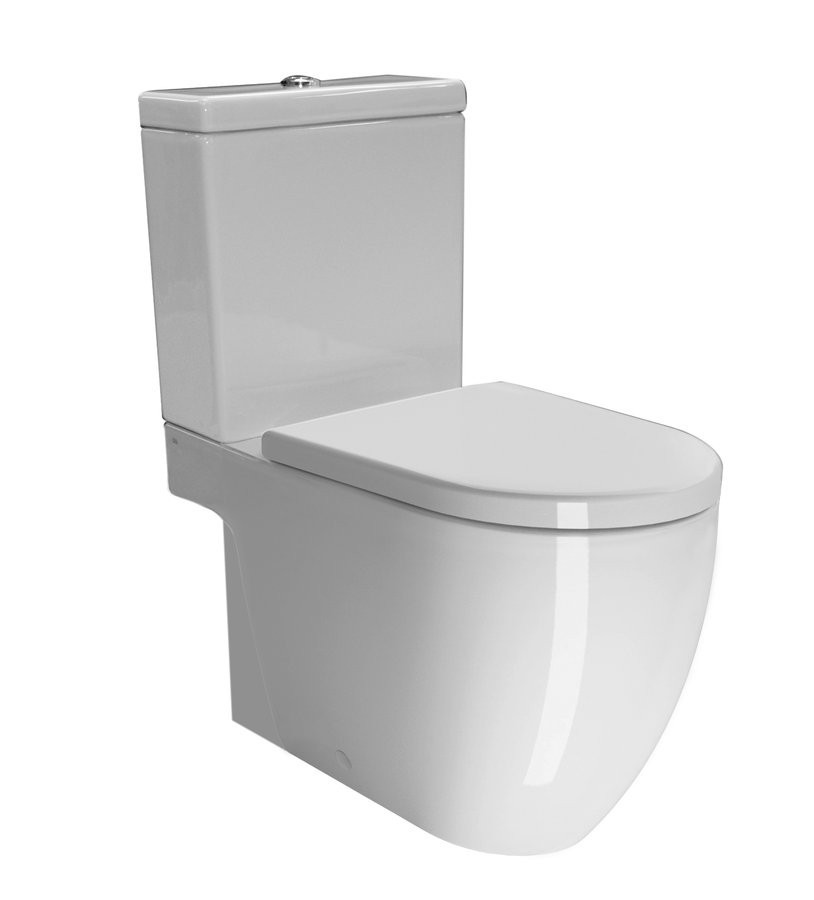 GSI PURA WC kombi, spodní/zadní odpad, bílá ExtraGlaze WCSET881711-PURA