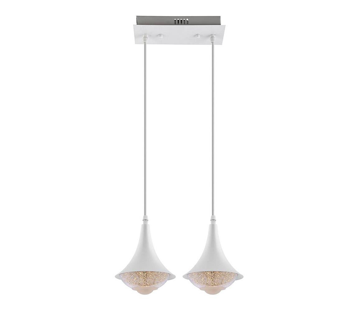 LED Lustr 2xLED/9W/230V bílá