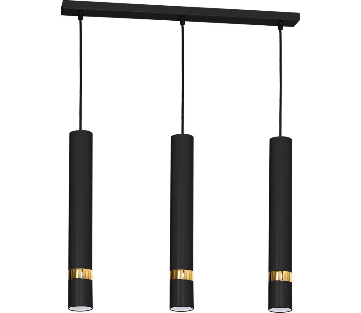 Lustr na lanku JOKER 3xGU10/25W/230V černá