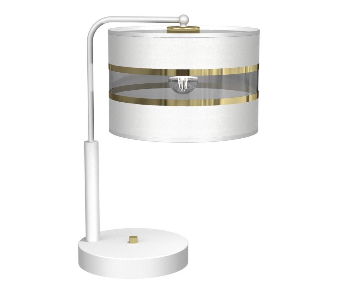 Stolní lampa ULTIMO 1xE27/6W/230V bílá