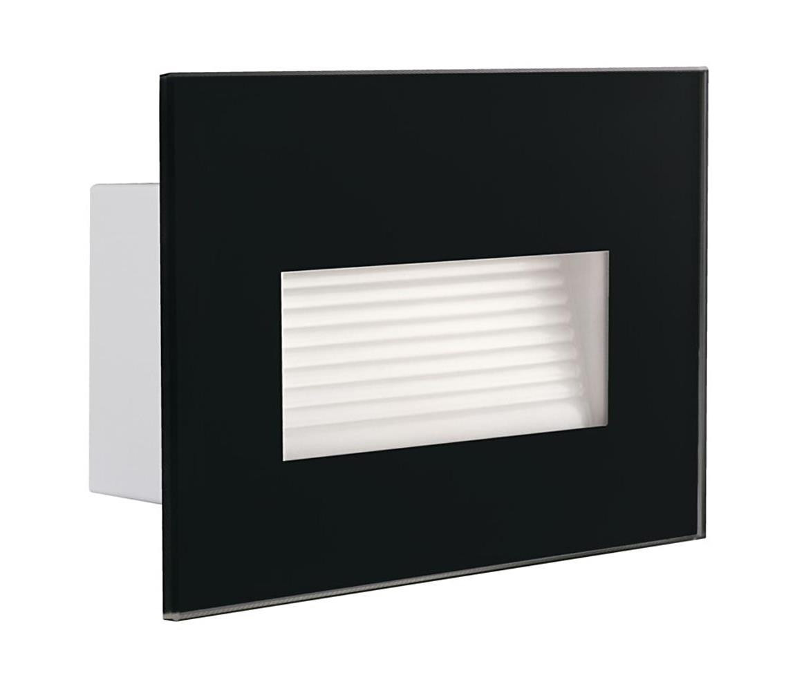 33694 - LED Vestavné svítidlo GLASI LED/3W/230V 4000K IP44 černá