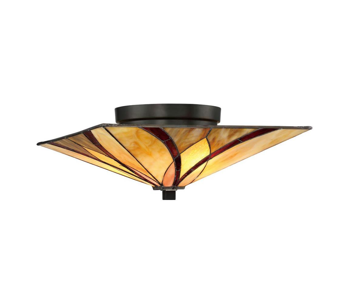 Elstead Elstead QZ-ASHEVILLE-F - Stropní svítidlo ASHEVILLE 2xE27/60W/230V