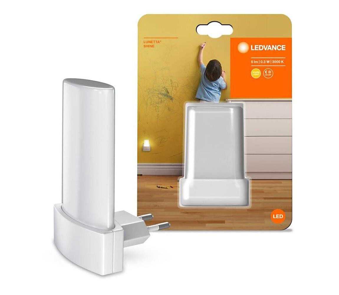 Ledvance Ledvance - LED Noční světlo se senzorem LUNETTA LED/0,28W/230V 3000K