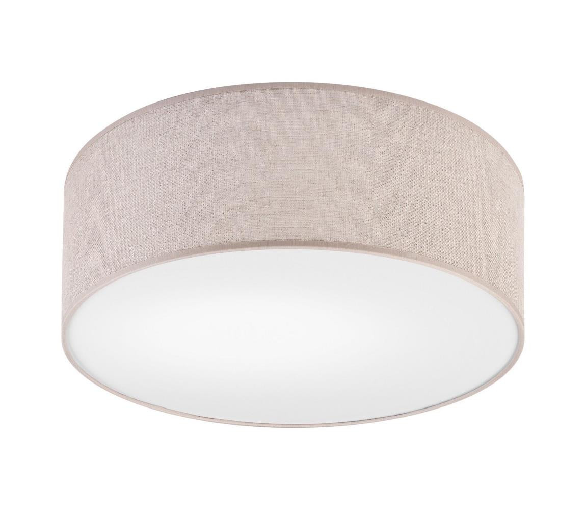 Stropní svítidlo MONTE 1xE27/60W/230V pr. 35 cm béžová