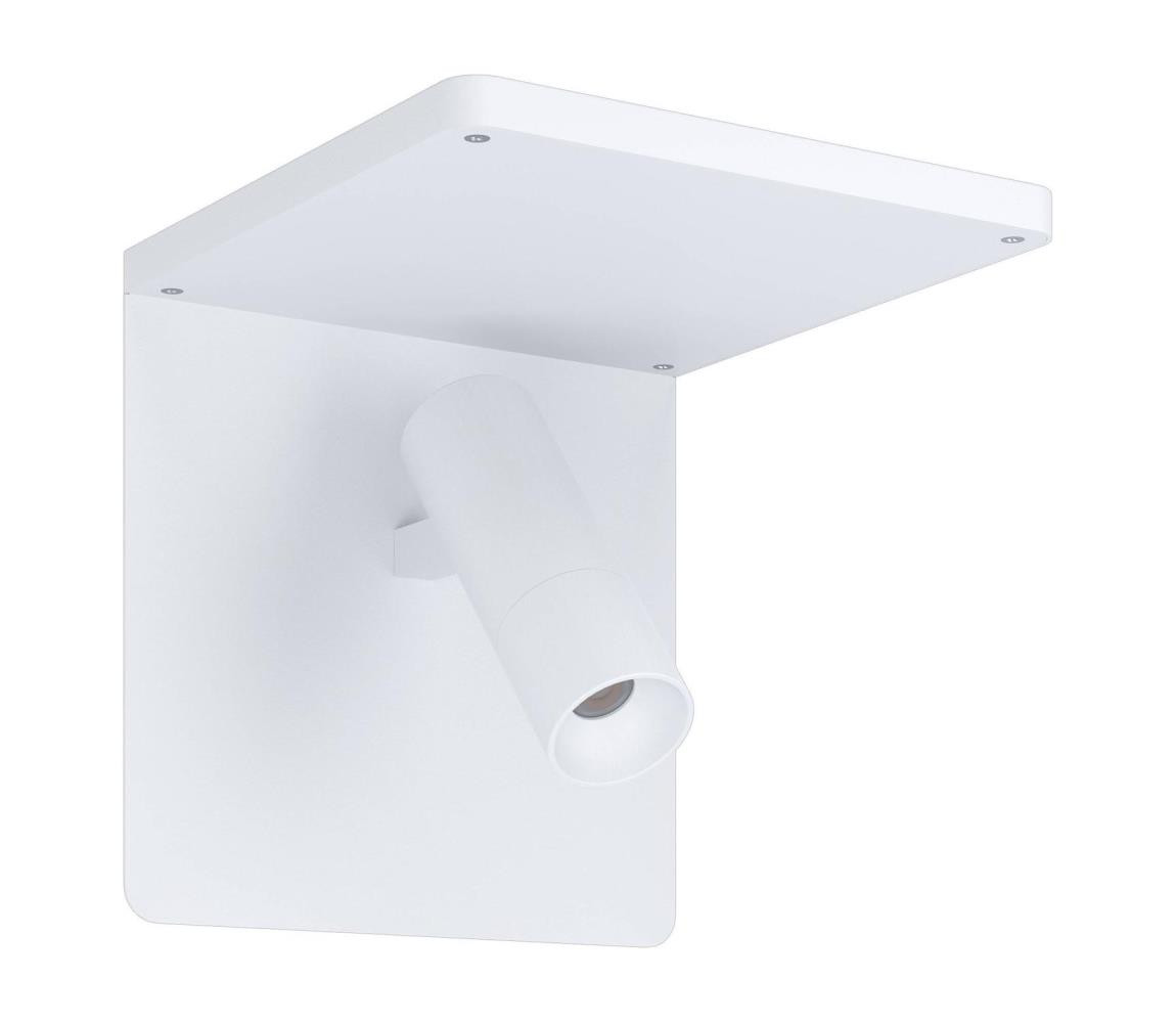 Eglo Eglo 67562 - LED Nástěnné svítidlo s policí CIGLIE LED/8,1W/230V bílá