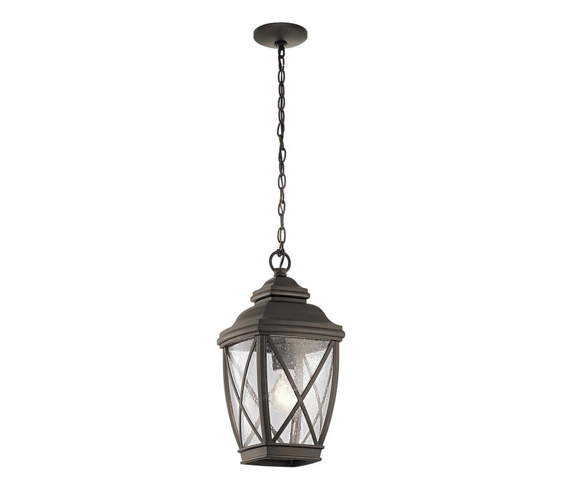 Elstead Kichler KL-TANGIER8-M - Venkovní lustr na řetězu TANGIER 1xE27/60W/230V IP44