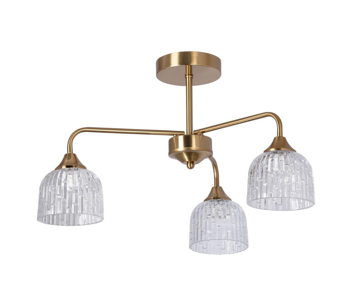 Lustr na tyči 3xE14/60W/230V zlatá