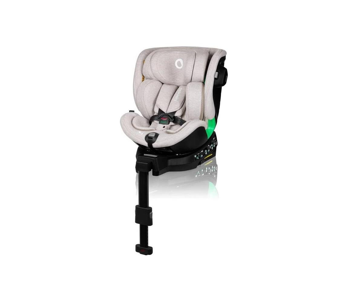 Lionelo Lionelo - Autosedačka se základnou otočná HARMONY i-Size 40-150 cm béžová