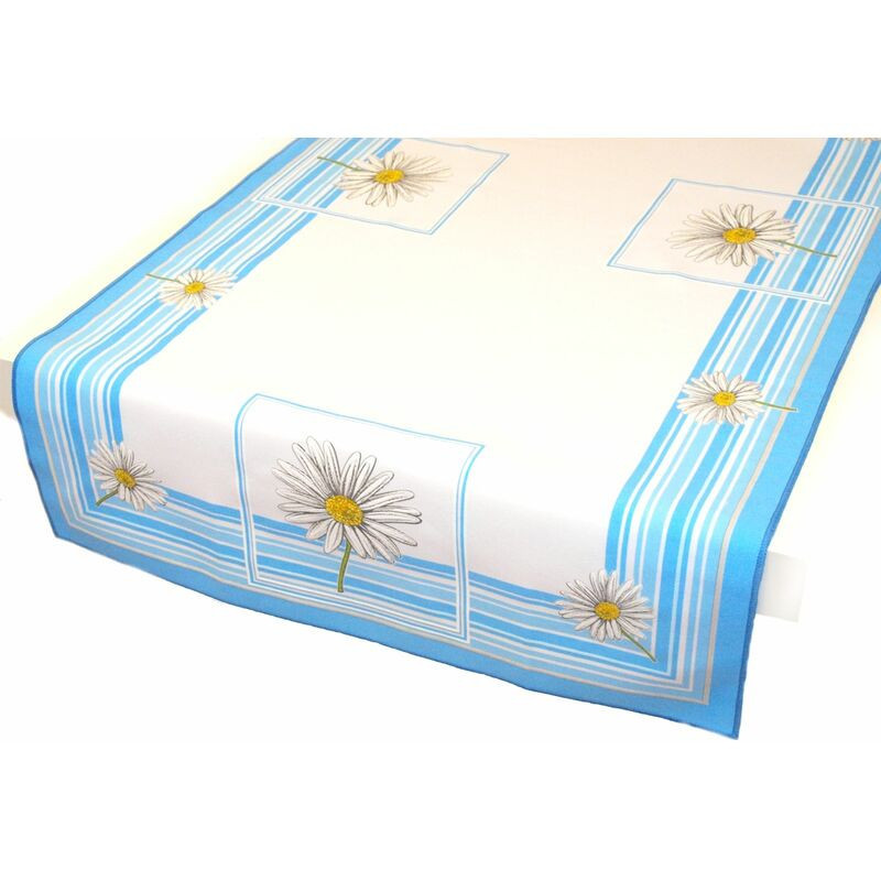 Ubrus celoroční, Kopretina, oranžový, 120 x 140 cm 120 x 140cm