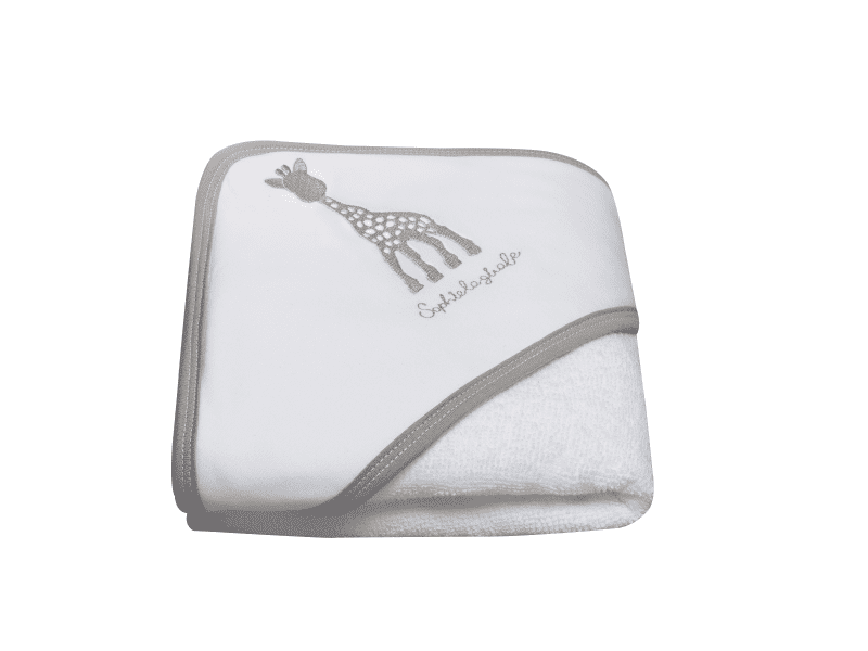 Vulli Osuška s kapucí žirafa Sophie rozměr 75 x 75 cm