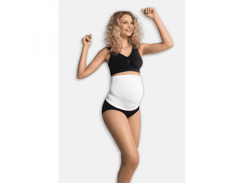 Carriwell Těhotenský podpůrný pás přes bříško BÍLÁ, velikost M