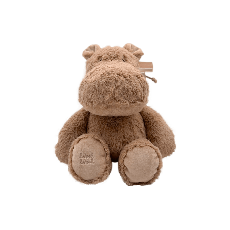 Label Label Plyšák hroch Harvey M - Nougat