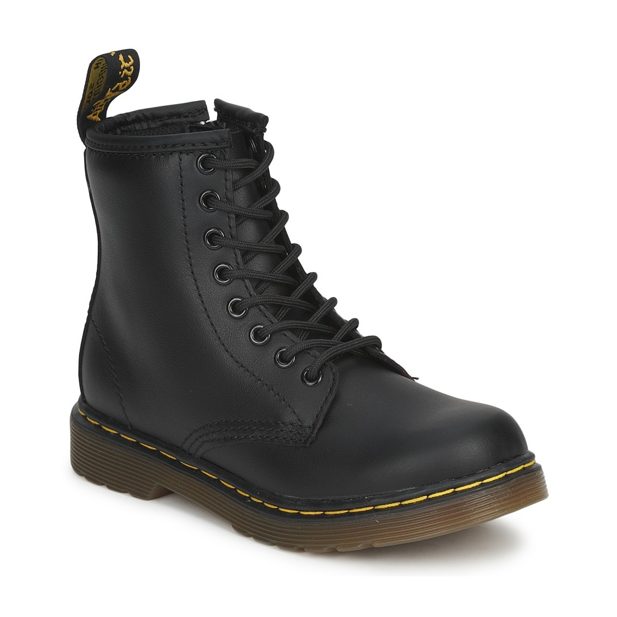 Dr. Martens  JR BLACK SOFTY T  Černá