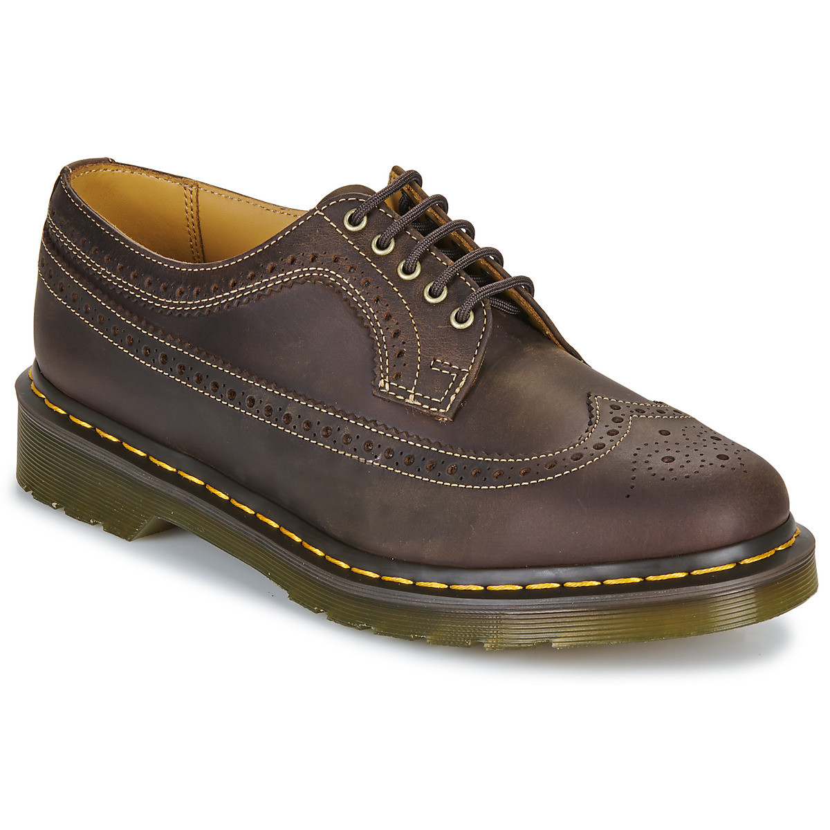 Dr. Martens  3989 YS Dark Brown Crazy Horse  Hnědá