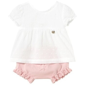 Mayoral  1257 Conjunto blusa y cubrepañal Rosa  Růžová