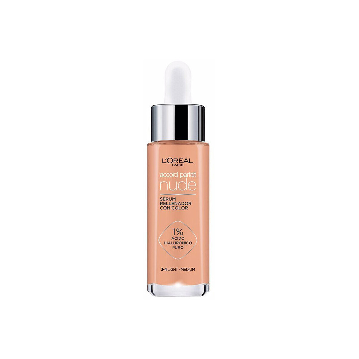 L'oréal  Perfect Match Nude Plumping Tinted Serum - 3/4 Light Me