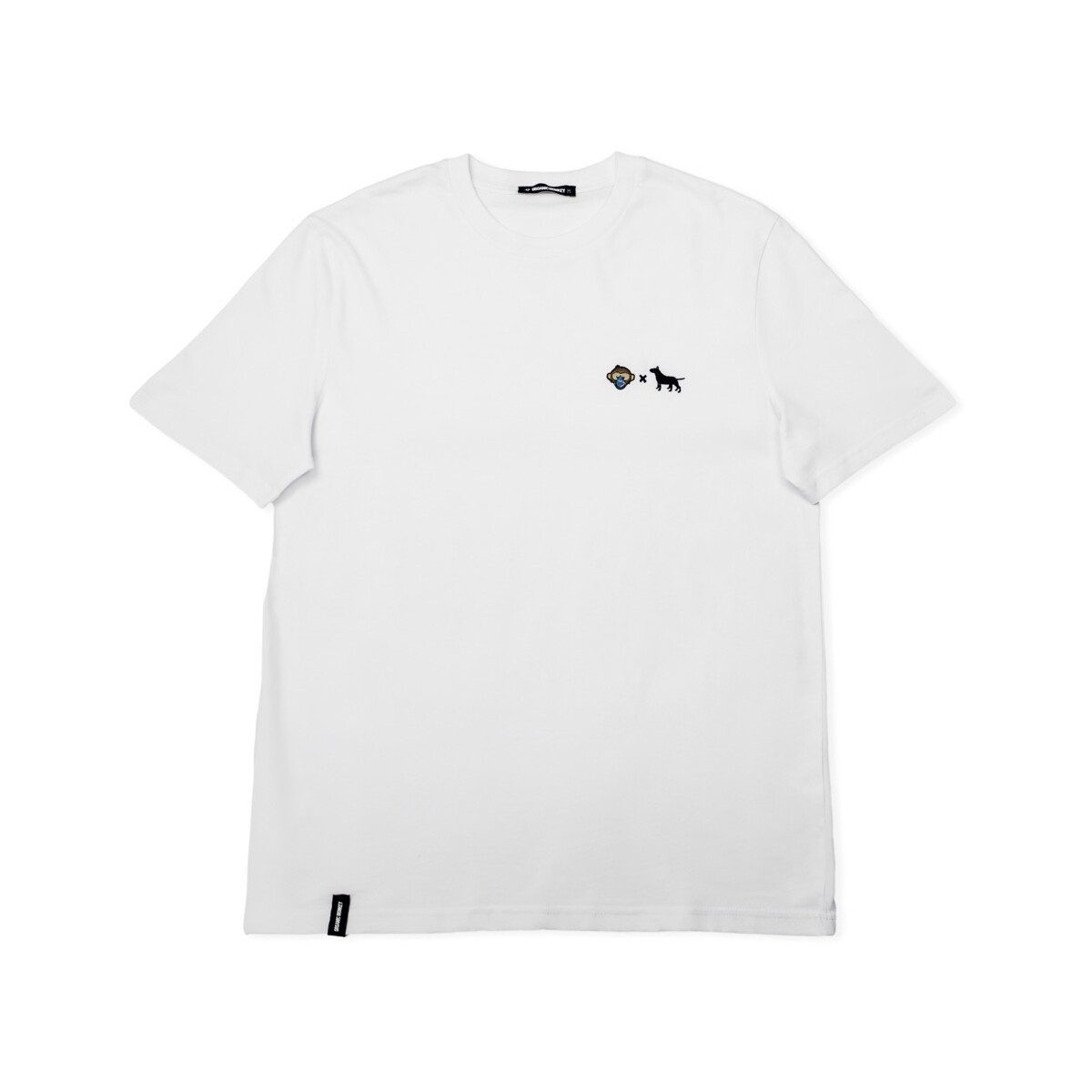Organic Monkey  x MAU FEITIO T-Shirt - White  Bílá