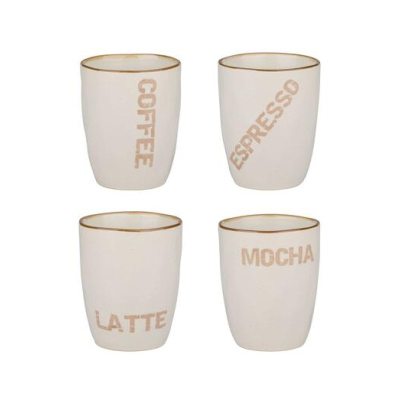 ALPINA Hrnek na kávu sada 4 ks 320 ml ED-258648