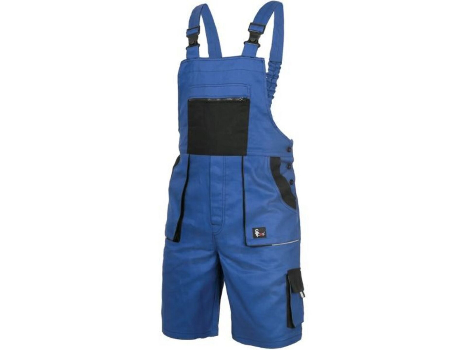 Canis CXS LUXY Kraťasy s náprsenkou DENIS pánské modro-černé 46