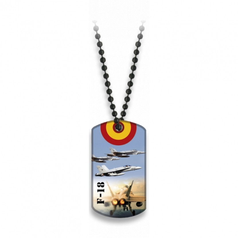 Známka Dog Tag Albainox F-18 - barevná