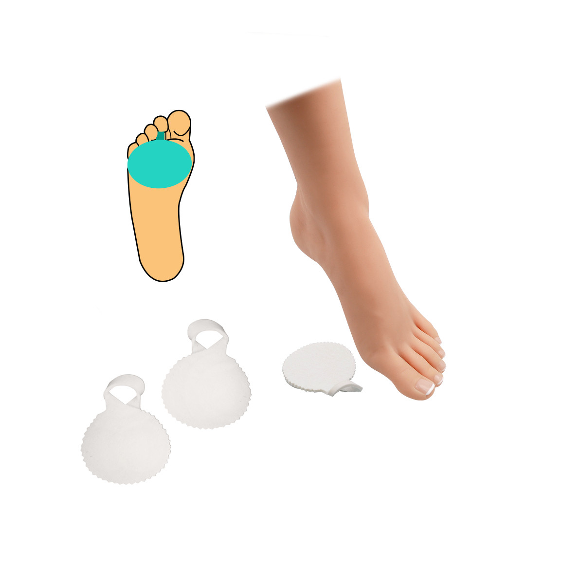 Metapolštářek HealMed Molitan - průhledný