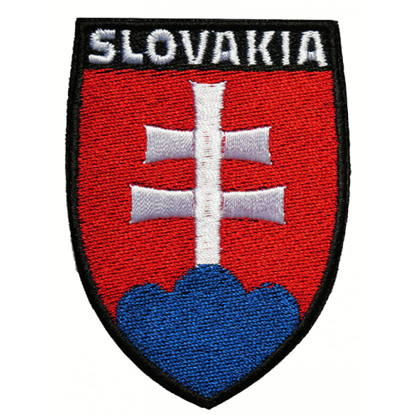 Nášivka znak Slovenská vlajka 5x7 cm