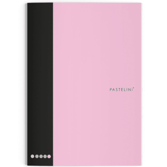 Oxybag Školní sešit 444 - A4, linkovaný, 40 listů - PASTELINi růžová - 6-90125