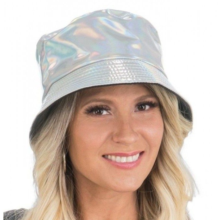 Klobouk stříbrný bucket