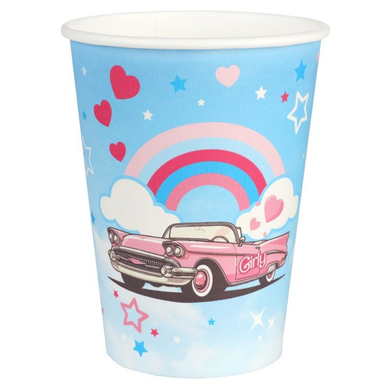 Kelímky papírové Girly 270 ml 10 ks