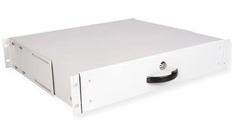 Roline Uzamykatelná zásuvka do 19'' rozvaděče, 2U, 400mm, šedá