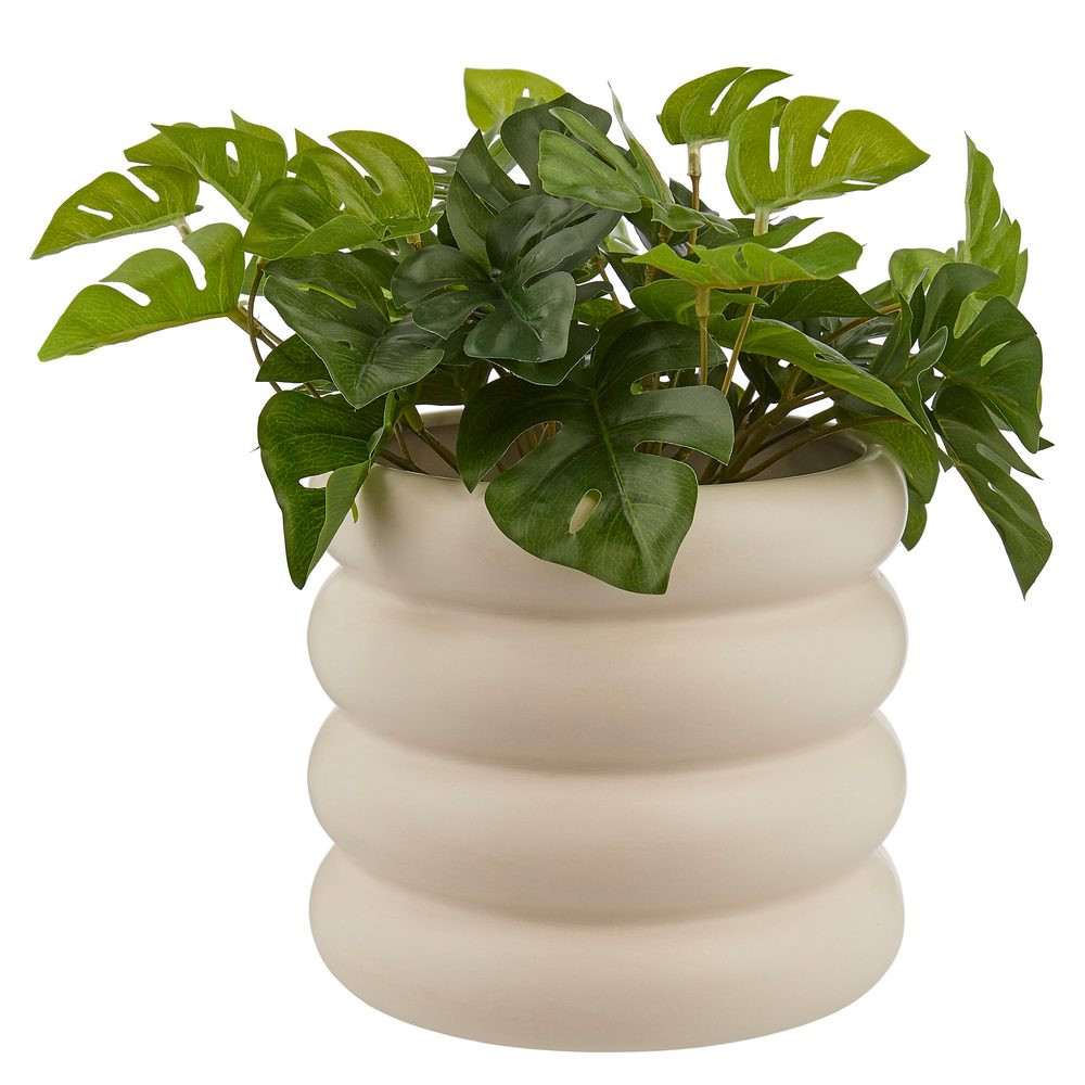 HOOP Květináč 18 cm - béžová