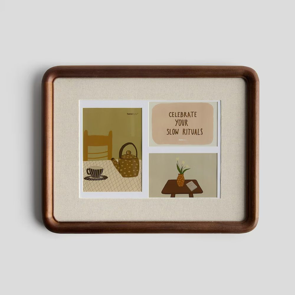 HOME & YOU Multi rámeček 34 x 43 x 44 cm - hnědá