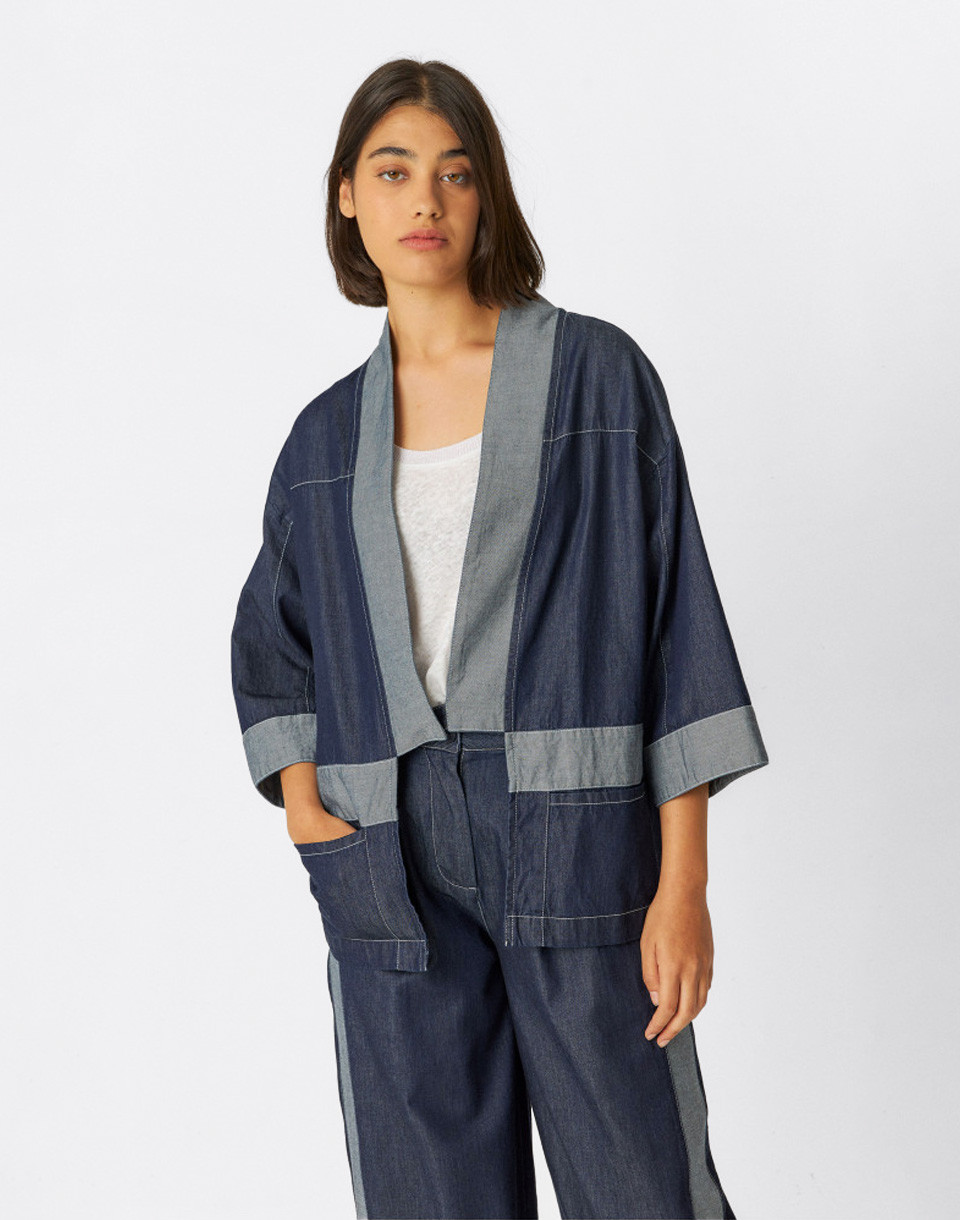 SKFK Maitena GOTS Jacket Raw Denim S