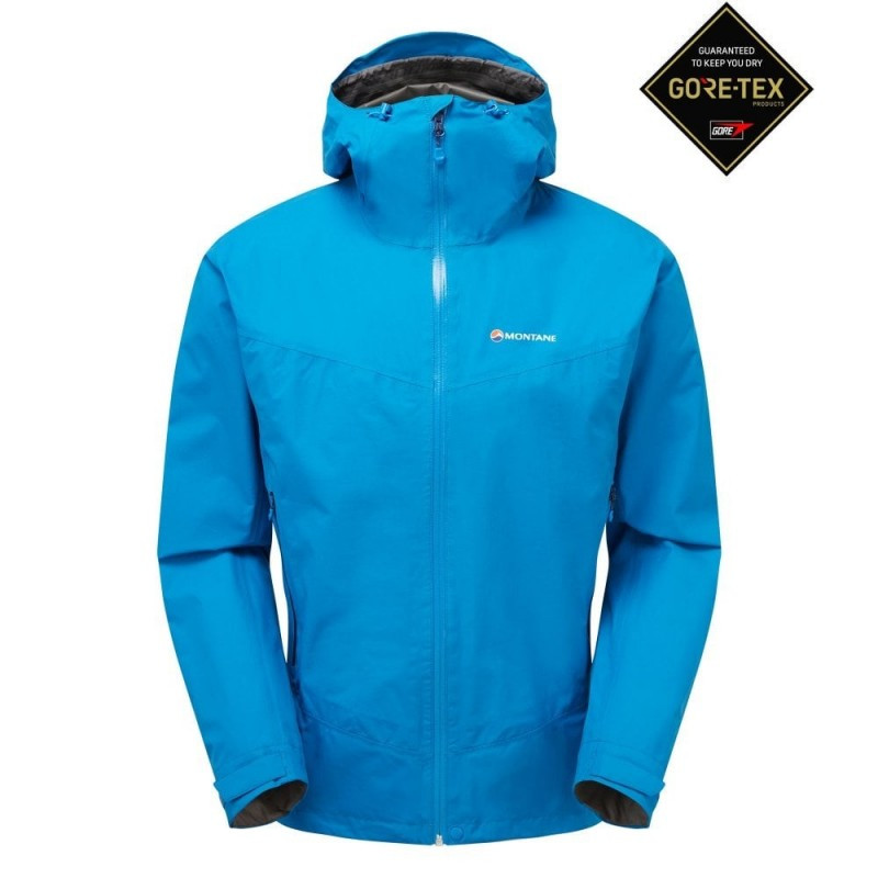 Montane Pánská nepromokavá bunda Montane Pac Plus Electric Blue