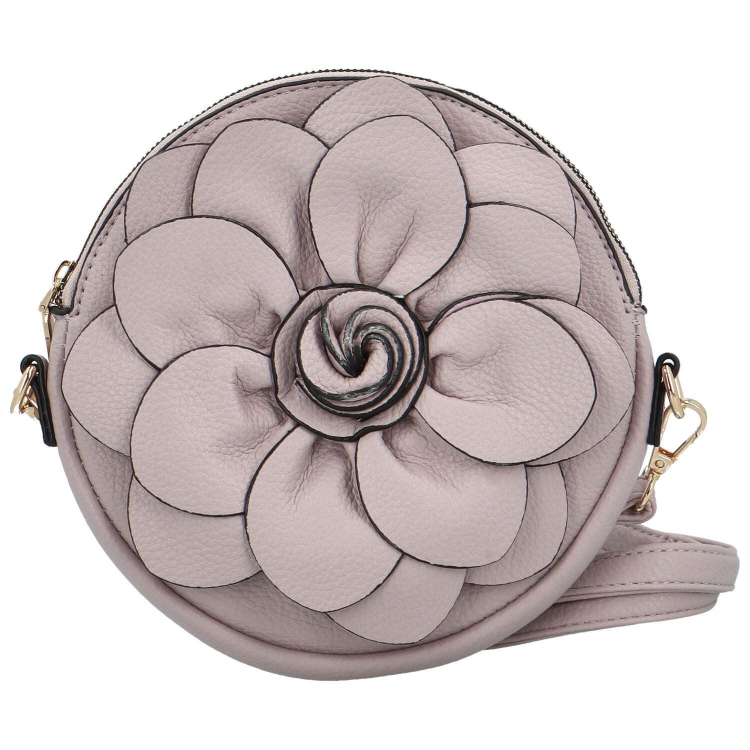 Luxusní dámská koženková crossbody kabelka MaxFly Scarlet, fialová