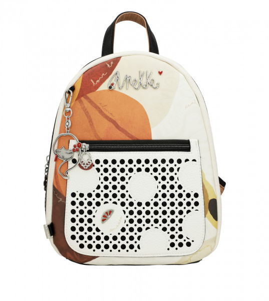 Anekke batoh Lunares Ares, hnědo-bílý