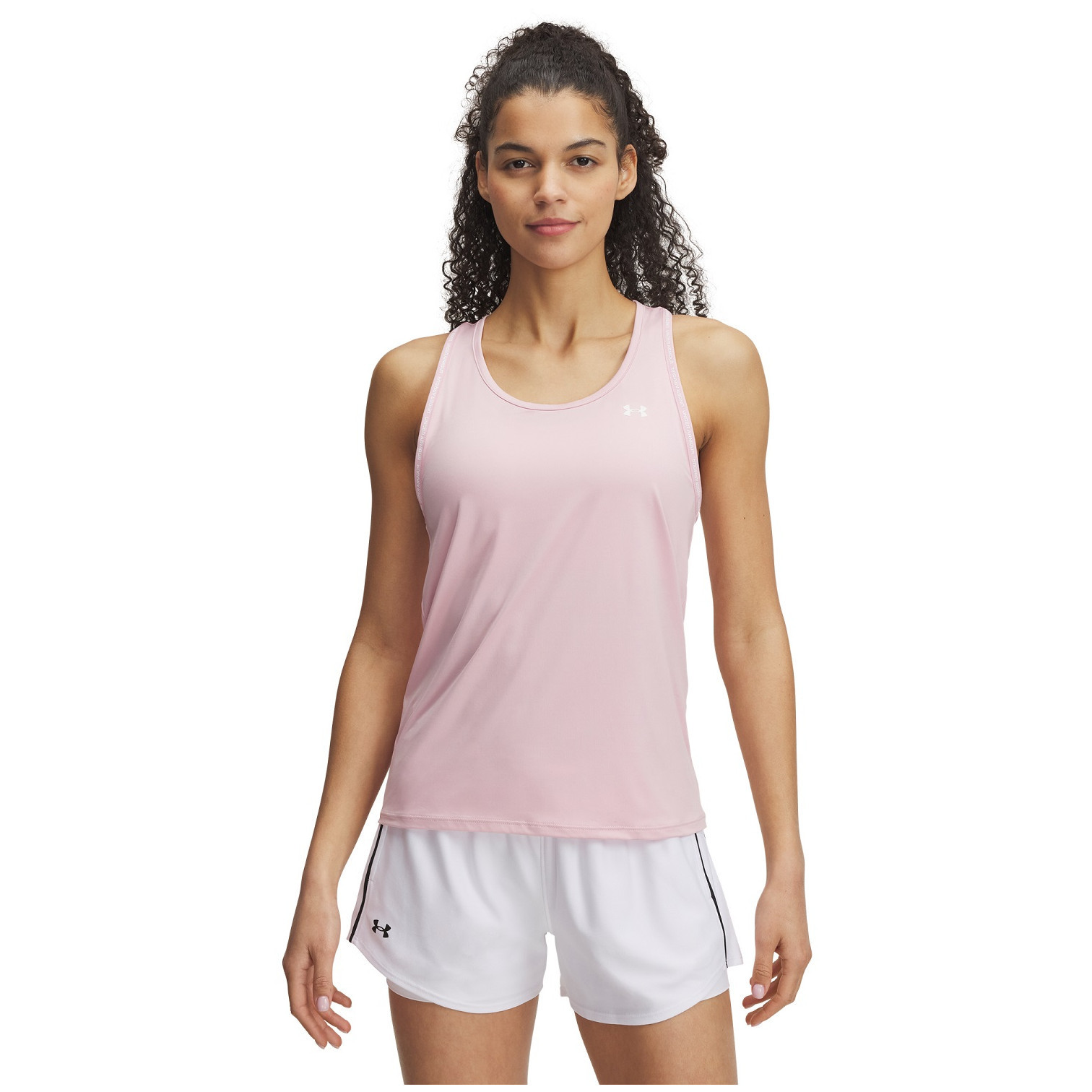 Dámské tílko Under Armour Tech Knockout Tank Velikost: S / Barva: světle růžová