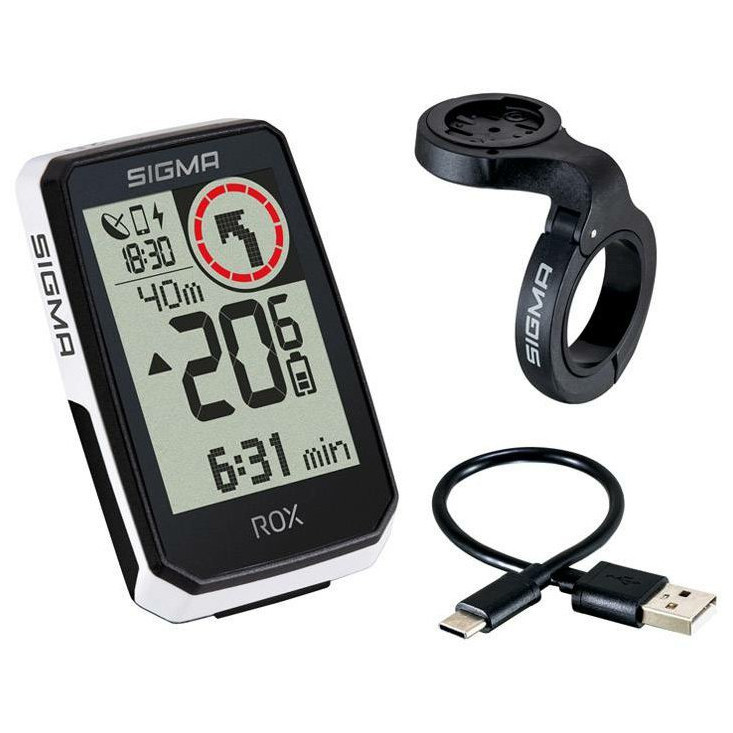 Cyklocomputer Sigma Rox 2.0 Endurance Barva: bílá