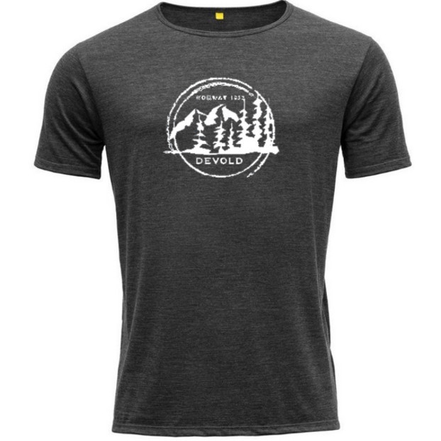 Pánské triko Devold Orskog Merino 130 Tee Man Velikost: L / Barva: šedá