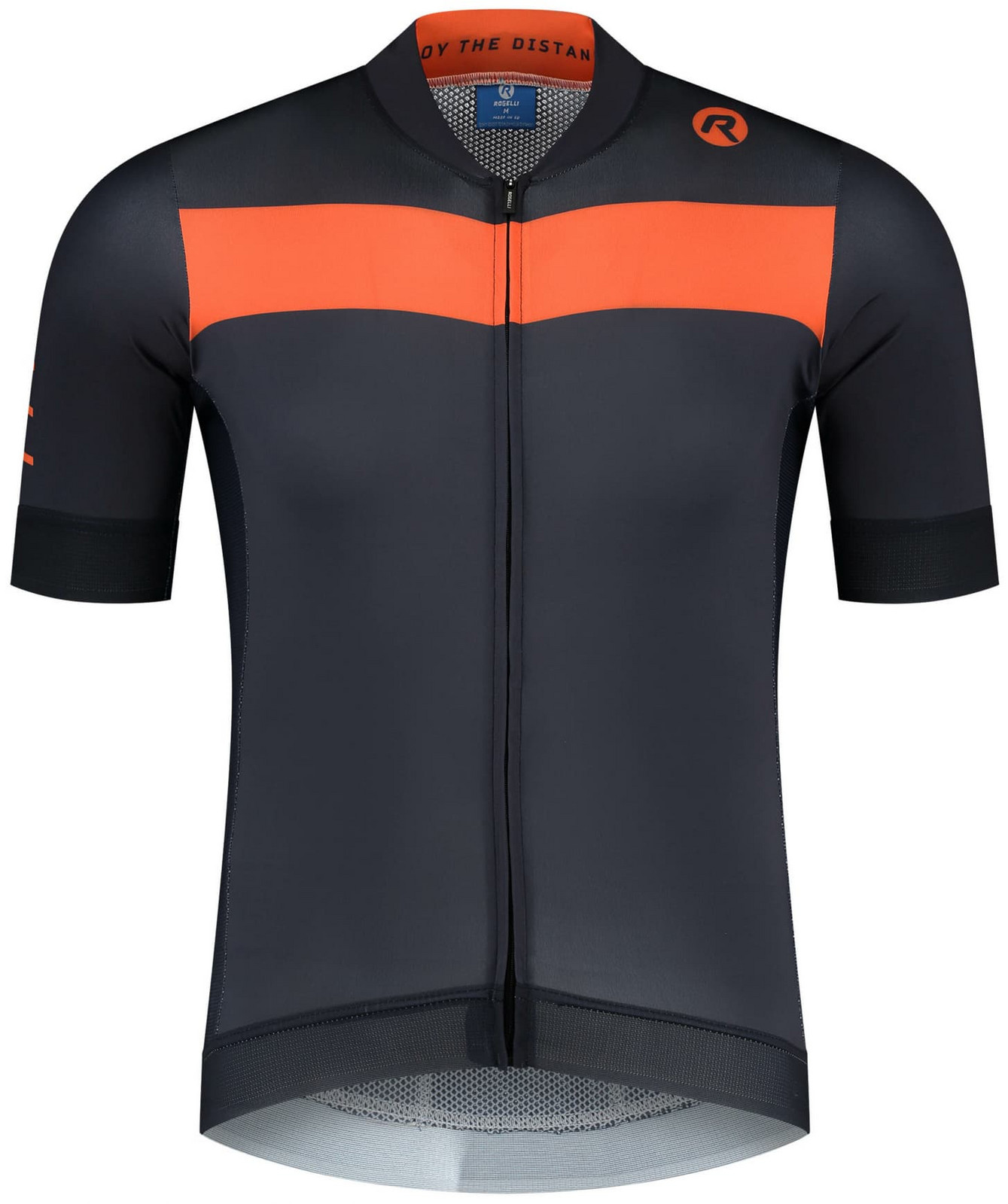Cyklodres z prémiových vláken Rogelli PRIME, šedo-oranžový S