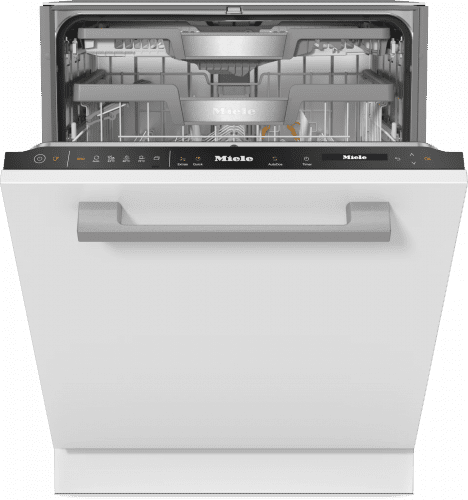 Plně vestavná myčka nádobí MIELE G 7674 SCVi AutoDos Excellence Obsidian černá