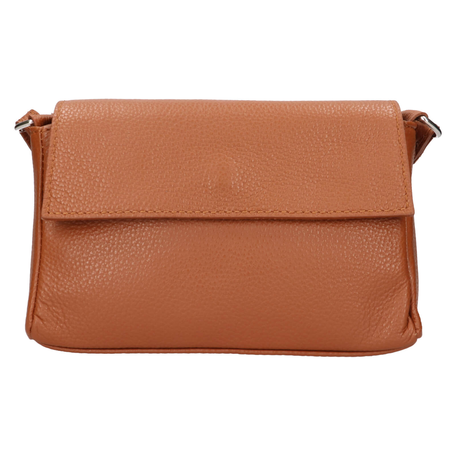 Dámská kožená crossbody kabelka Italia Darina - hnědá