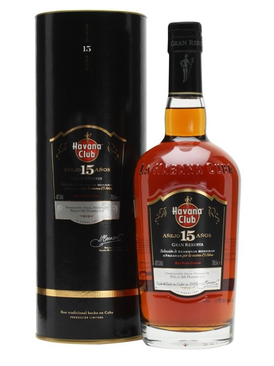 Gravírování: Havana Club 15y 0,7l 40%