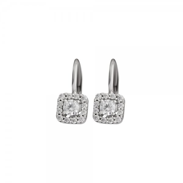 Náušnice se syntetickými kameny 336-185-000063 2.80g