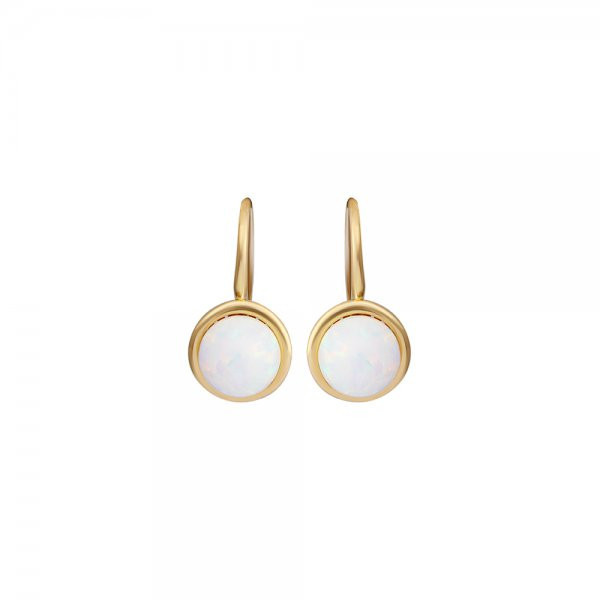 Náušnice se syntetickými opály 237-087-001148 3.15g