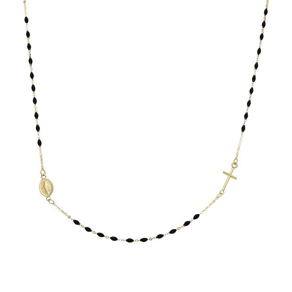 Náhrdelník se syntetickými kameny 276-087-002170 1.65g