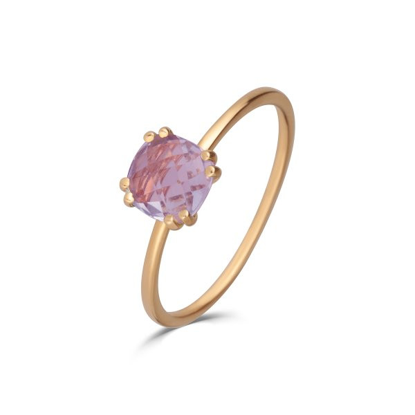 Prsten se syntetickými kameny 226-087-2414 52-1.15g